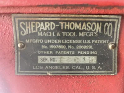 SHEPARD THOMASON 105 AUTOMOTIVE MACHINE SHOP EQUIPMENT | Wheeler Machinery Sales (4)