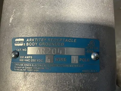Used CROUSEHINDS AR2041 Bus Bars & Plugs Ohio US | HGR 24 #1355871