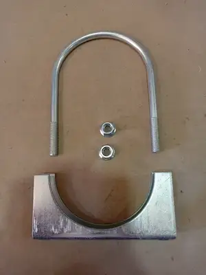 4" U-shaped Exhaust Pipe Clamp