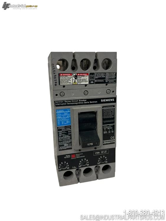 Used SIEMENS FXD63B175 Circuit Breakers Kentucky US | Industrial Parts R Us Inc. #789488