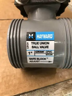 Hayward Compact H15 SR-2LZ Electro-Pneumatic 1″ CPVC True Union Ball Valve