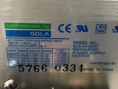 USED SOLA ELECTRIC SLS-24-024T