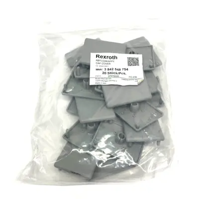 New | in-Stock Bosch Rexroth Extrusion Profile Cap Cover GREY 45X60 Misc Fasteners Michigan US | Maverick Industrial Sales #1462847