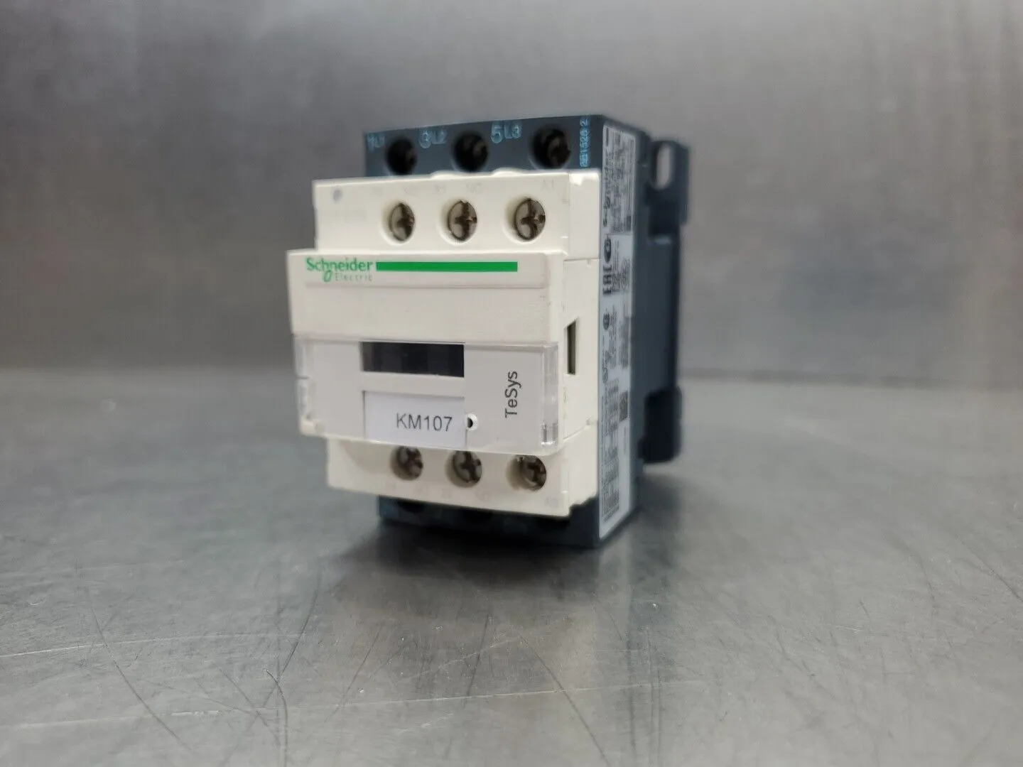 Schneider Electric LC1D18 Contactor, 600V Coil 32A 3-15HP. 4B-36