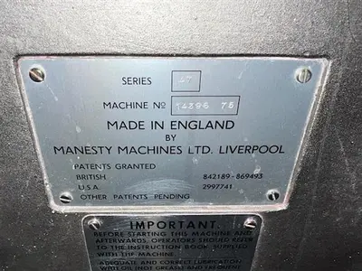 Manesty Layerpress 47-station Rotary Tablet Press
