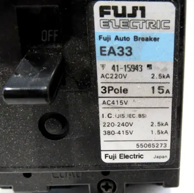 NEW FUJI ELECTRIC EA33 CIRCUIT BREAKER