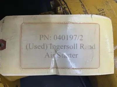 Ingersoll Rand Air Starter SN 090511312