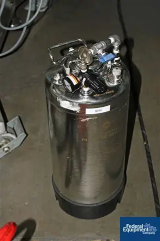 Used Gelman 5 Gal Gelman Pressure Tank, S/S Stainless Steel Tanks California US | Federal Equipment Company #129270
