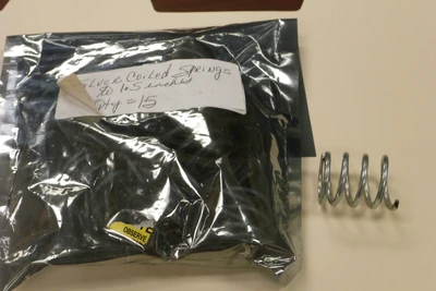 New 1 - 1.5" Silver Coiled Springs (QTY 5)