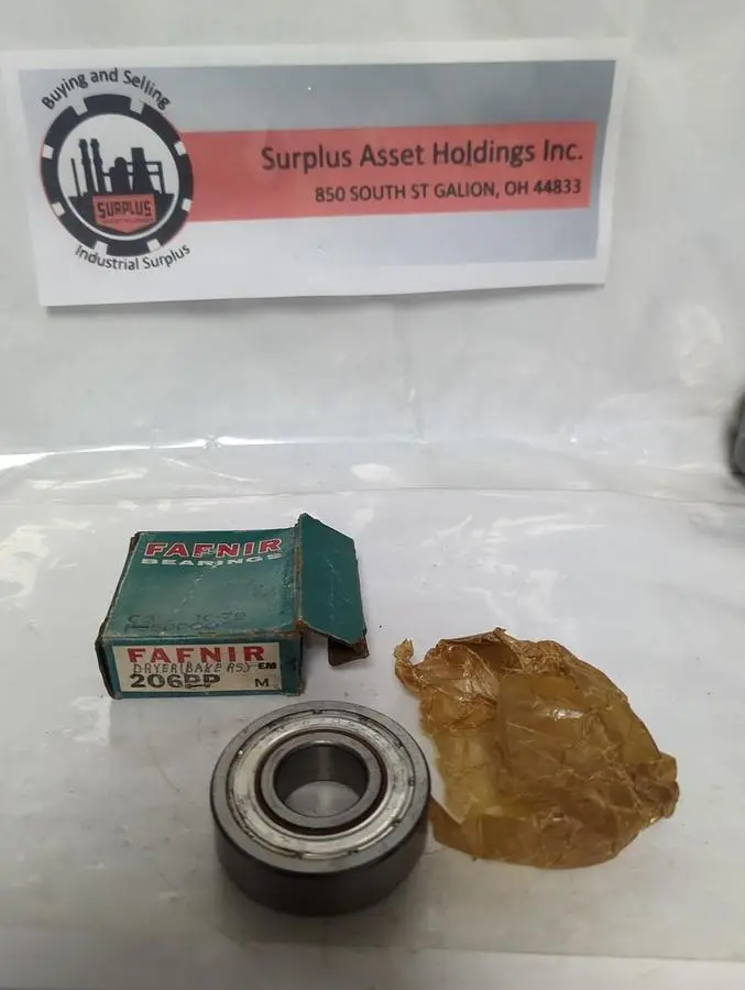 New | in-Stock FAFNIR 206PP Industrial Controls Ohio US | Surplus Asset Holdings #1494671