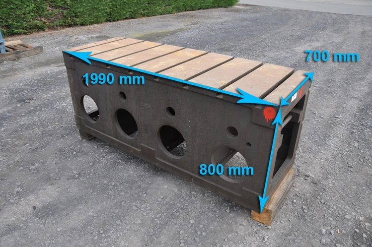 Used CLAMPING BLOC 1990 X 800 X 700 MM Angle Plates BE | Apt International N.V #366358