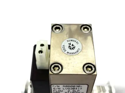 USED VARIAN NITROGEN GAS VALVE 2SLM FLOW