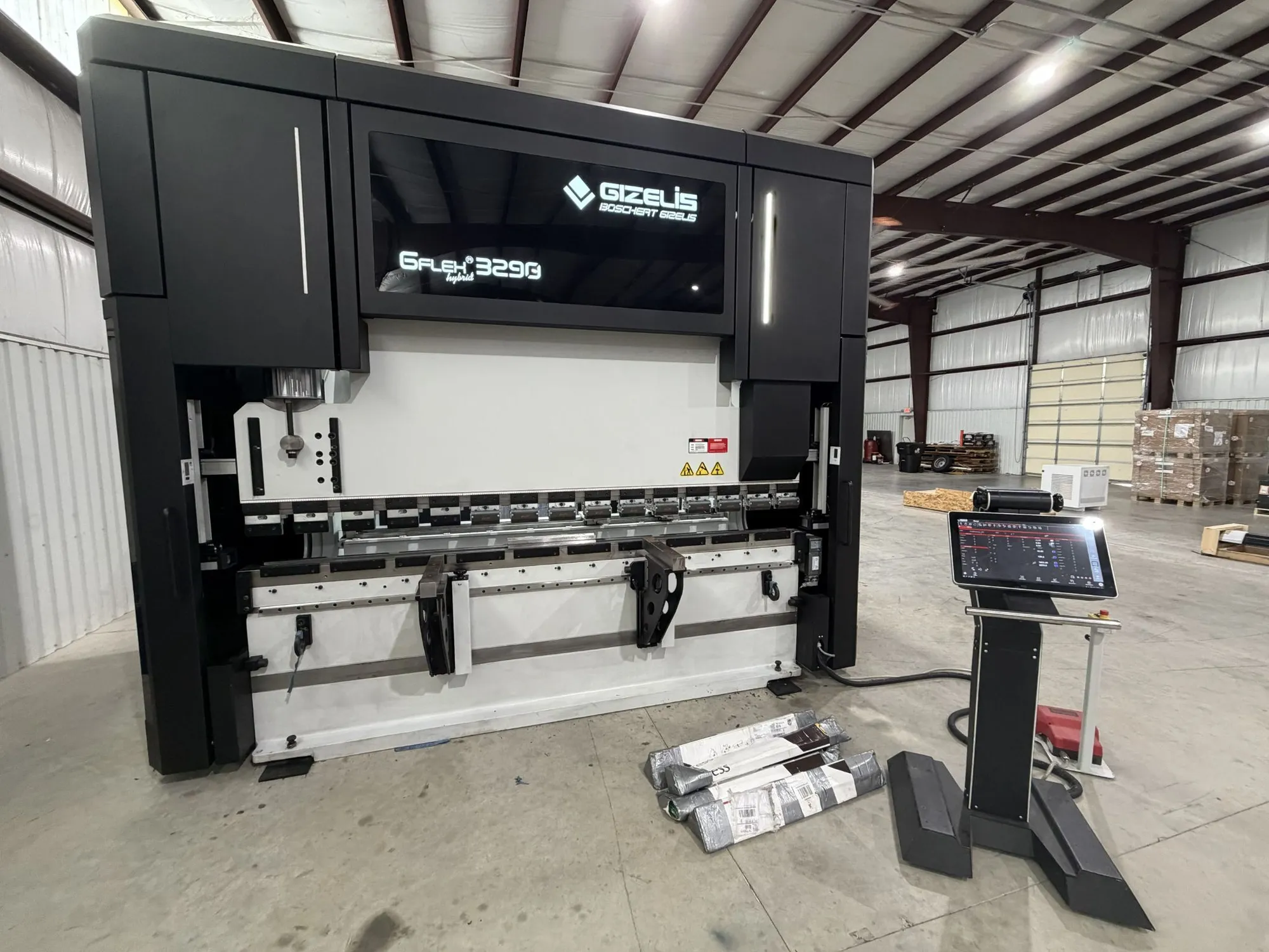 New | in-Stock BOSCHERT GIZELIS G-FLEX HYBRID 3290 Press Brakes Texas US | Pioneer Machine Sales Inc. #1425725