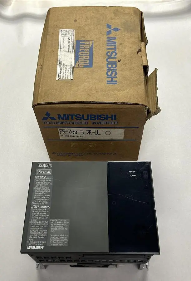 New | in-Stock MITSUBISHI ELECTRIC FR-Z024-3.7K-UL Variable Speed Drives Ohio US | Surplus Asset Holdings #1207150