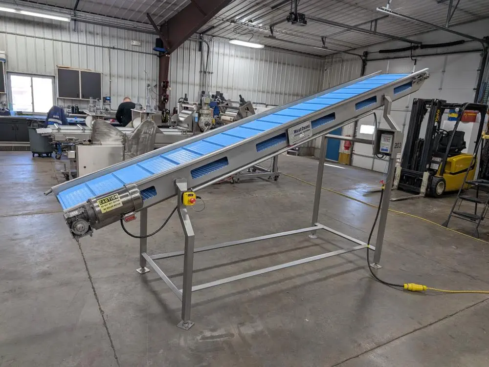 West Coast Cryogenic Services SS Decline Conveyor