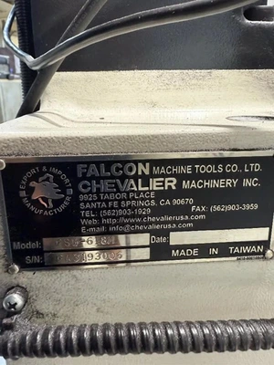 USED 2020 Chevalier FSG-618M, 2020, FAGOR INNOVA 2X DRO, EMC