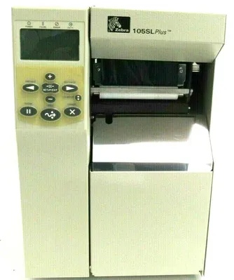 USED ZEBRA 105SLPLUS LABEL PRINTER 102-801-00000
