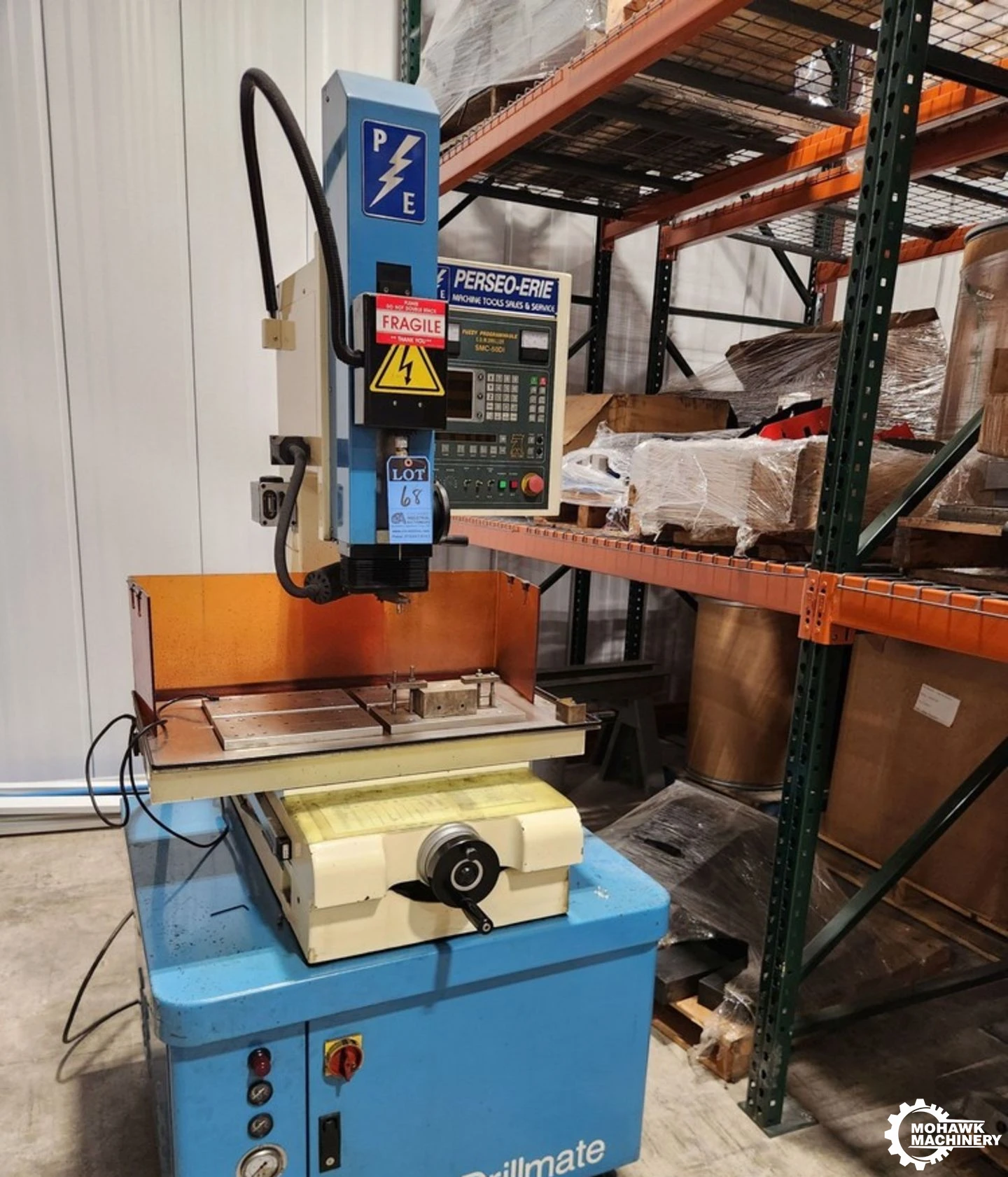 SMD35Z2-50DI PNC SEVEN METAL SEVENSPARK "EDM DRILLMATE" CNC EDM DRILLING MACHINE - PERSEO-ERIE CONTROL