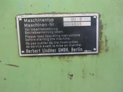 Used 1960 LINDNER GU-B Thread Grinders CZ | Amaron s.r.o. #1056849