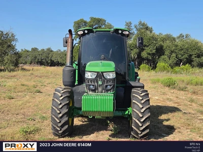 Used 2023 JOHN DEERE 6140M Tractors & Trailers Texas US | Proxy Equipment #1424328