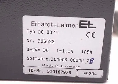 NEW ERHARDT LEIMER D00023 REMOTE DISPLAY 306628 D00023