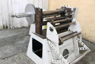 18" X 3-1/2" WALLNER MODEL 4680 PRECISION PACKAGE SLITTING LINE: STOCK #10278
