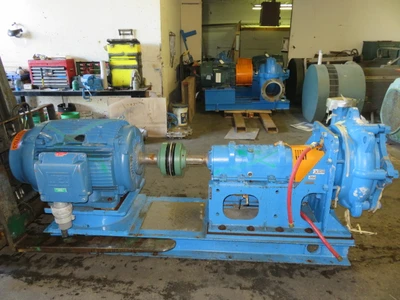 Goulds pump model 5500 Severe Duty Slurry pump size 3x4-17 material HC600 , Unused Spare Room