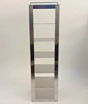Lot of 3 Argos Technologies Stainless Steel 6-Shelf Upright Lab Freezer Racks