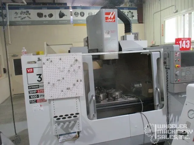 2007 HAAS VF-3YT Vertical Machining Center w/ 4th Axis #8360