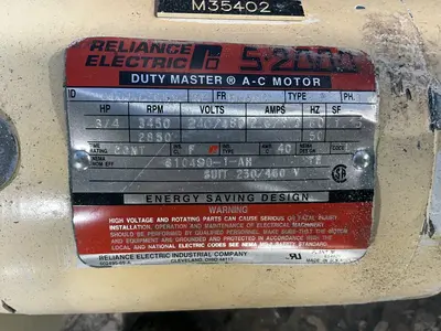 Used RELIANCE ELECTRIC B77B7200S A.C. Motors Ohio US | HGR 24 #1478411