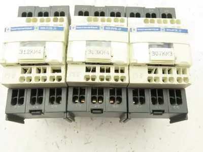 Telemecanique LC1D093 BL Contactor 24VDC Coil 5HP 480VAC 9A 3PH Lot of 3