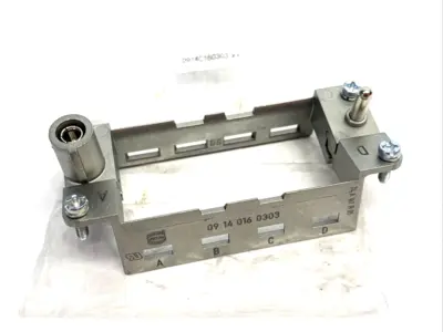 | Harting 09140160303 Han Modular Frame 16 Hood 4 Module A-D - New – Open box