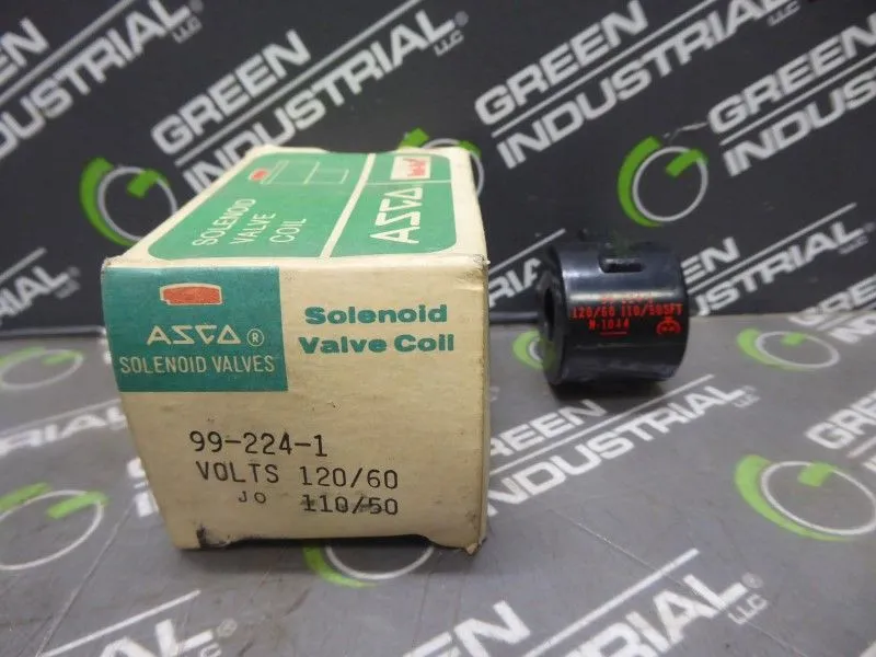 ASCO 99-224-1 Solenoid Valve Coil 120V/60Hz 110V/50Hz New NIB