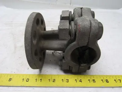 A B W ATRSF 12 1-1/2" IPS Straight Bolt Cable To Flat Aluminum Terminal Lug Tap