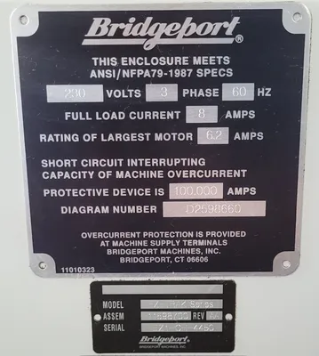 Used BRIDGEPORT EZ TRAK DX Vertical Mills Kentucky US | Machinery Central #549405