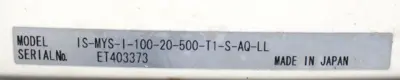 USED IAI IS-MYS-I-100-20-500-T1-S-AQ-LL