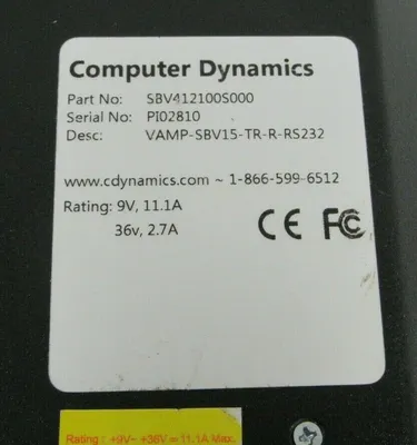 NEW COMPUTER DYNAMICS SBV412100S000 LCD DISPLAY SCREEN