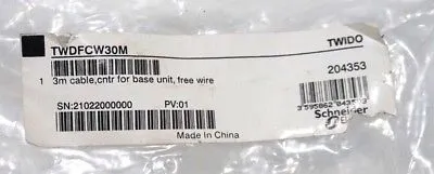 NEW SCHNEIDER ELECTRIC TWDFCW30M 3M CABLE