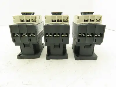 Schneider LC1D25 Motor Starter Contactor 40A 600V 3 Pole 120V Coil Lot of 3