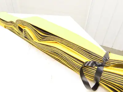 Akon Lift Table Bellows 72x54x42" Bolt On Bars Black Yellow Fire Retardant Vinyl