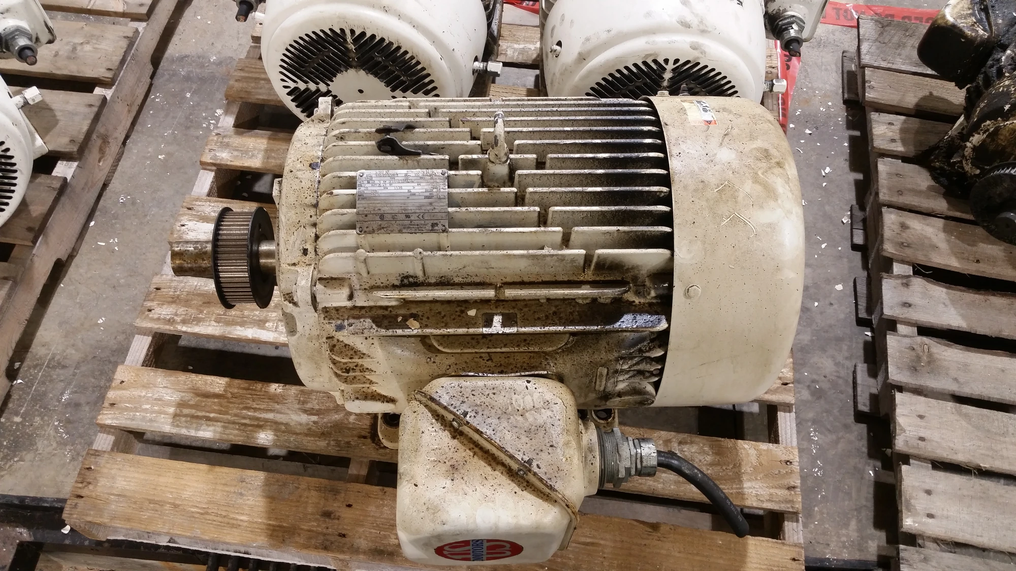 US Motors 20HP; 1179RPM; 460V; Frame: 326U C11-R109A-M