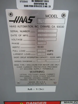 Used 2008 HAAS TL-1 CNC Lathes Minnesota US | Machinesused.com #1389526