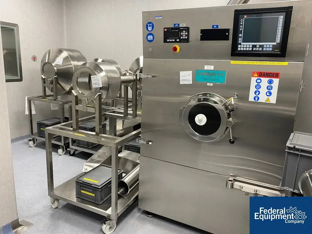 USED O'HARA O'Hara Coating Pan, Model LabCoat II-X