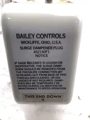 Bailey Control Systems PG3V Multi-Pointer Liquid Level Gauge 120VAC 60Hz