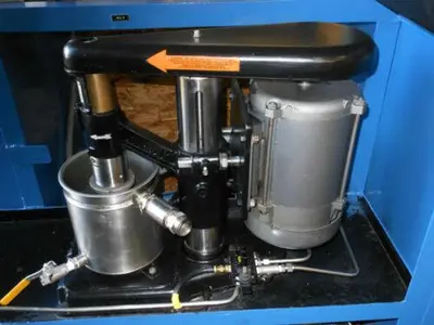Kady Mill Dispersion System, 3 HP, 1 gallon,Stainless Steel replacement,dual 7" diameter x 8.5" deep jcktd mixing tanks