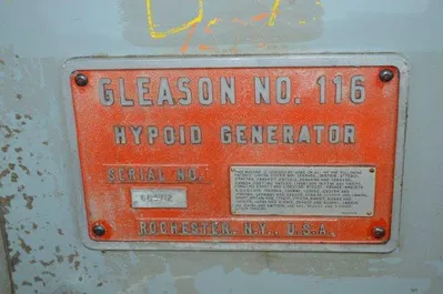 GLEASON 116 Bevel Gear Generators | Mohawk Machinery (2)