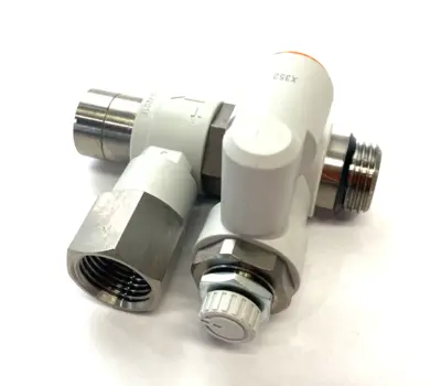 USED SMC PILOT CHECK SPEED CONTROL VALVE, RESIDUAL RELIEF VALVE