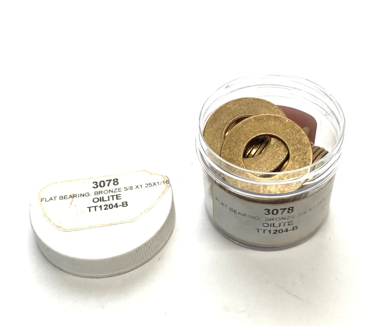 New | in-Stock Oilite Impregnated Sintered Bronze Thrust Washer 5/8" Bore Hardware Washers Michigan US | Maverick Industrial Sales #1394399