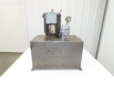 Haldex 6W632 Hydraulic Power Unit 15 Gal Tank 2.5gpm 3000psi 5Hp 230/460V 3PH
