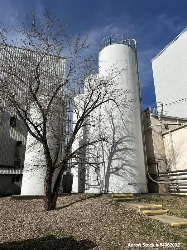 Used Columbian TecTank 3,030 Cu. Ft. Steel Silo – 12’ x 43’, Cone Bottom, Rotary Valve (2006)